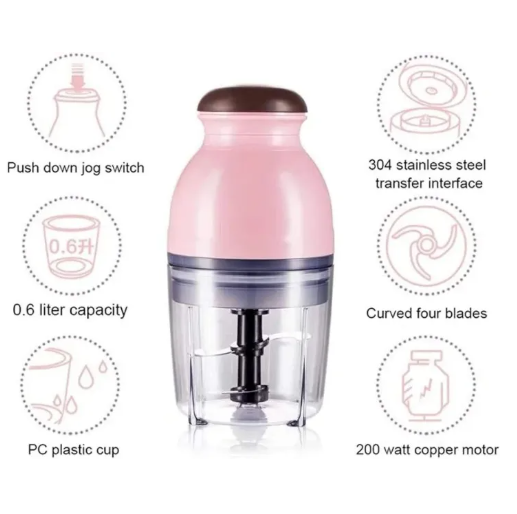 Mini Food Chopper - Multi-functional Cooking Machine