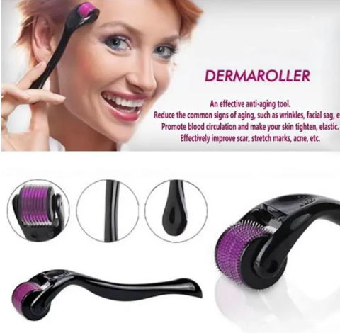 Derma Roller 540 Needles - Anti-Aging Skin Treatment Tool