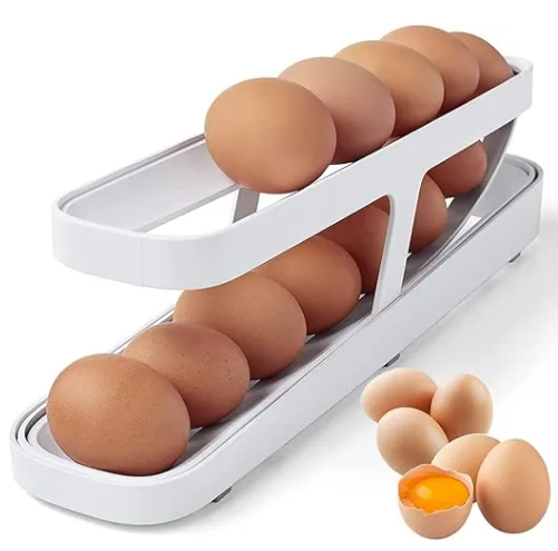 Auto Rolling Egg Holder for Fridge