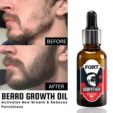 Fort Godfather Beard Growth Oil – Activates New Growth & Reduces Patchiness (30ml)