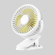 Clip-On Desktop Fan – Portable USB Rechargeable Mini Fan