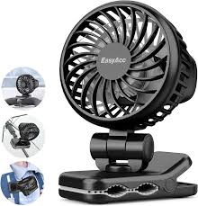 Clip-On Desktop Fan – Portable USB Rechargeable Mini Fan
