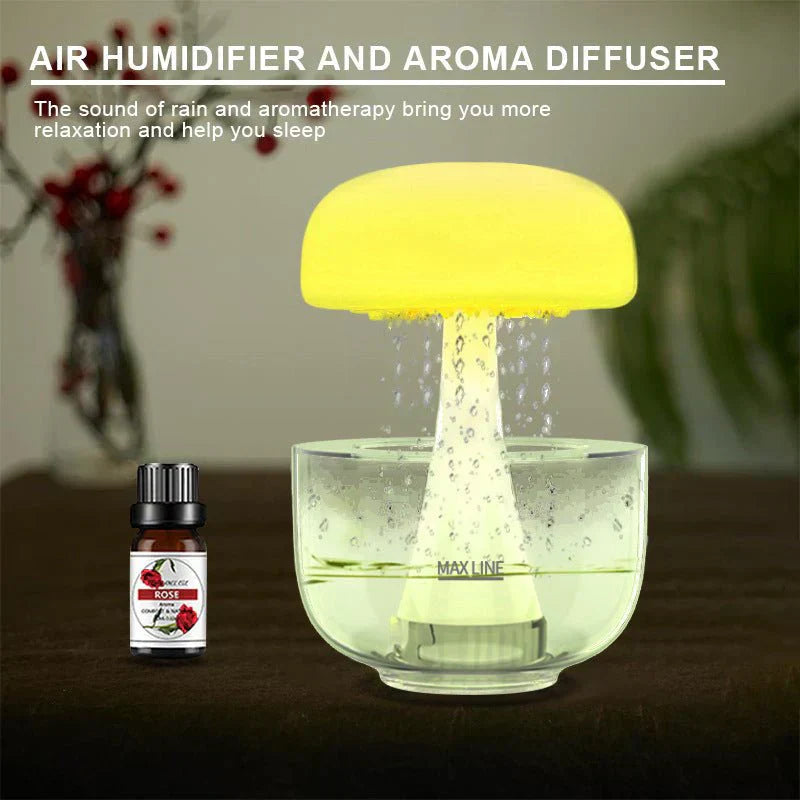 Jellyfish Raindrop Humidifier & Aroma Diffuser